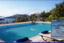 Villa in Lefkada with spectacular sea view and views to Scorpios island.